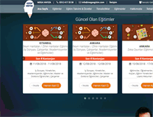 Tablet Screenshot of megaegitim.com